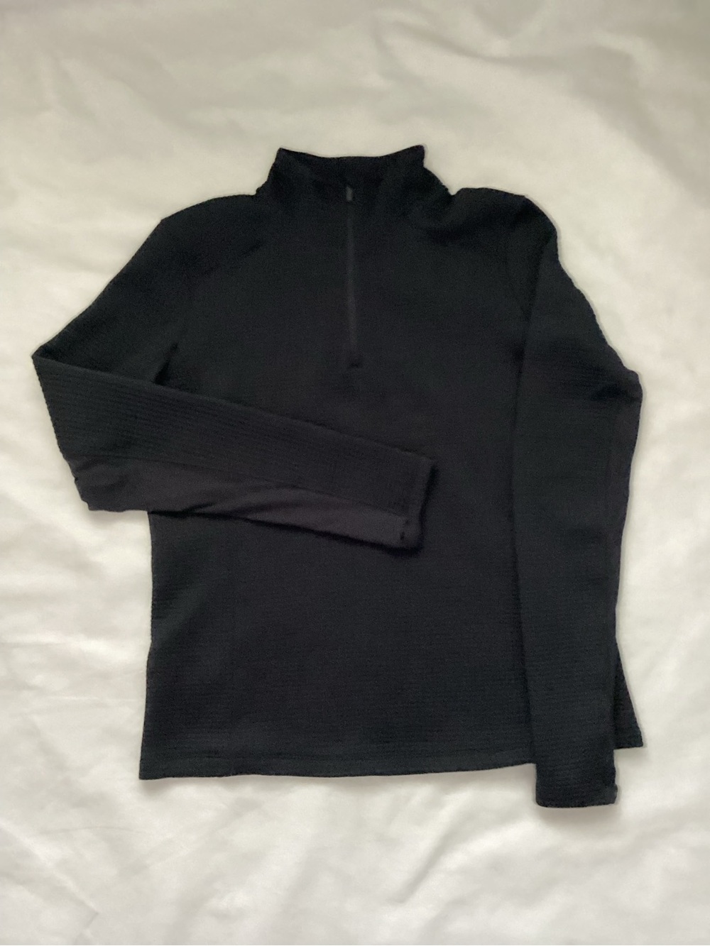 Lululemon Waffle-Knit Half-Zip Jacket, Size 12 - Picture 4 of 11